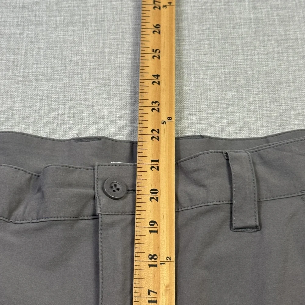 Huk Fishing Cargo Shorts Mens 36 Gray Polyester Spandex Quick Dry 9